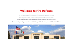 Desktop Screenshot of firedefense.com